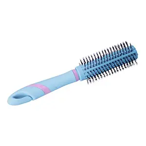 Baal Round Brush For Blow Drying And Hair Styling for Saloon Use (Random Color)