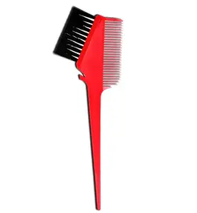 Ghelonadi Plastic Hair Coloring Brush and Comb Long Handle Double Side Hair Dye Brush for Salon and Home (Pack of 1)