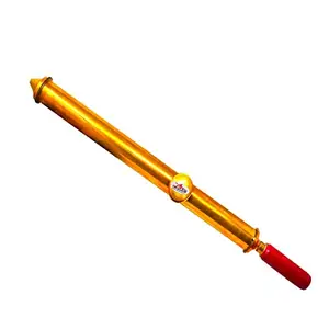 NUTRI STAR Nutri Star Brass Pressure Water Gun For The Festival Of Holi. Premium Water Gun To Play With At Festivals And Other Special Occasions. Colour - Golden, Length - 16 Inches (16 Inch)