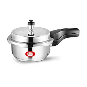 Pannikin Stainless Steel with Induction Base Outer Lid Pressure Cooker 2 Litres (Silver) price in India.
