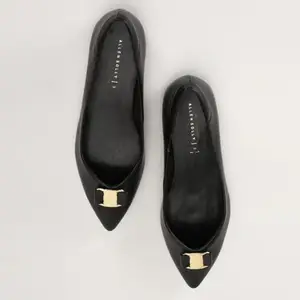 Allen Solly Women Metal Detail Ballerinas Black