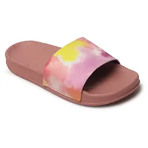 Colo Sliders For Womens and Girls I Comfortable Flip Flop For Womens & Girls GS-23 Dark Peach Size 6 UK