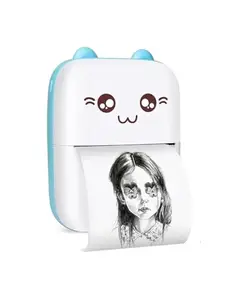 IC Plus Mini Portable Thermal Printer, Inkfree Wirless Bluetooth Printer Compatible with Android & iOS, Best for Students, Home, Office, Exam Notes, Stickers, Lists