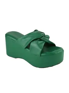 SELFIEE Platform Heel Perfect for Every Occasion Sandals Light Weight Comfortable & Trendy Party Wedges Heels for Girls & Women