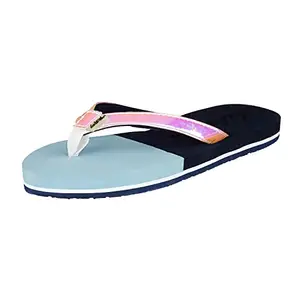 Duke Women Thong Flip-Flops Blue