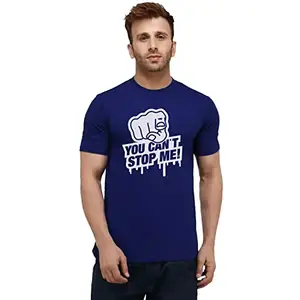 Men's Round Neck T-Shirt | Comfortable & Stylish Men's T-Shirt Idea for Gym, Sports, Casual Outings, or Lounge Wear - Small Navy Blue