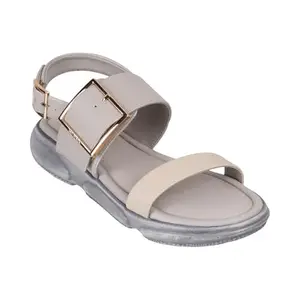 Catwalk Women Stylised Platforms Sandals 10172 (Grey-7)