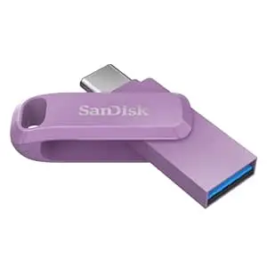 SanDisk Ultra Dual Drive Go, USB Type-C, 64GB, 300MB/s R, 5 Y Warranty, Mobile Pendrive