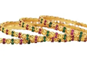 GVG gold plated Jewellery Set of 4 Bangles