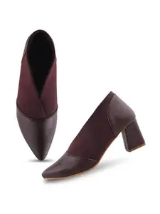 JM LOOKS Women’s fashion Trendy Pointed Toe Heel Sandals Chic & Comfortable for Women & Girls (Brown)