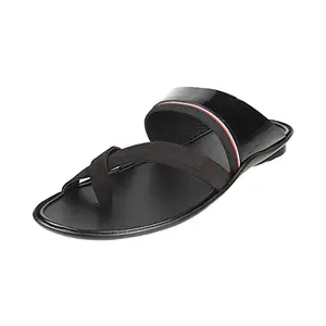 Mochi Mens Synthetic Black Slippers (Size (6 UK (40 EU))