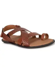 Bata Hush Puppies Men's Slip-on Sandal - Brown (10UK) (8644049)