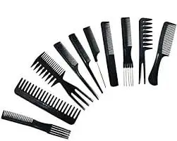 PROFESSIONAL HAIR BRUSH comb kit (pack of 10 pcs)