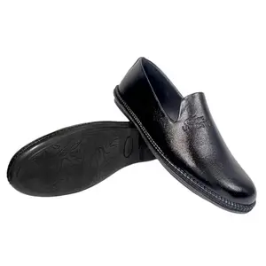 OVEE Men's Formal Shoes Stylish Shoes (7) Black