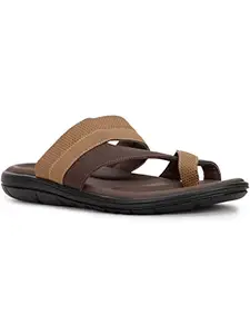 Bata Men's Slip-on Sandal - TAN (11 UK) (8713240)