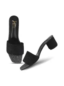 JM LOOKS Women Stylish Open-Toe Block Heel Sandals for Women |Attractive Design for Every Occasion