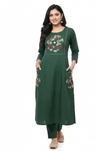 Purvit Cotton Printed Straight Short Length Kurti for Women, Top Dress for Ladies and Girls