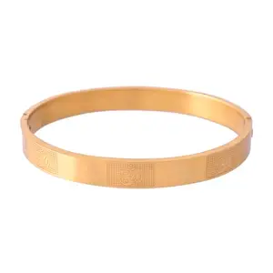 VOYLLA Signature Om Shakti Kada Mens Bracelet|Casual|Trendy|Gift For Mens|Rakhi Gift For Brother