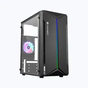 CAGBOLT Core i5-6400 3.30Ghz Quad-Core Gaming PC - 16GB RAM/ 1TB HDD/ 256GB SSD/GT 730 4GB Graphics Card/Gaming Cabinet with 4 ARGB Cooling Fan (Core i5 6th Gen) - Window 10 Pro