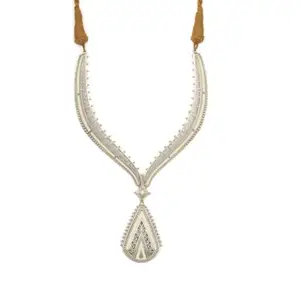 Shaya by Caratlane Torana Arch Necklace in Oxidised 925 Silver for women