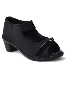 AJANTA Womens Black Bellies SL0791