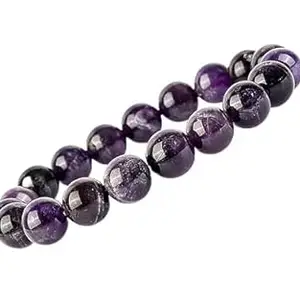 Yashoda Lining Unisex Natural Healing Bracelets For Men & Women | Certified 8mm-10mm Beads for Wealth, Prosperity, Luck, Stress Relief & Emotional Balance