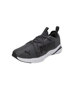 Puma Mens Softride Rift Runlyn Slipon Dark Coal-Black Running Shoe - 7 UK (31076603)