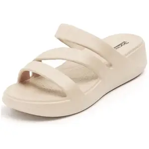 Doctor Health Women Ultra Soft Waterproof Flip Flops Slipper | Comfortable & Light Weight Cushion Footbed for Adult Slippers Mild Acupressure | Everyday wear