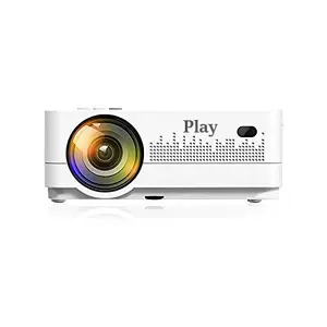 Play Play MP-1 Smart WIFI 3D 4k Full HD LED Android 8.0 | Genuine Multifunction| Bluetooth 4D keystone | 300-inch Display |1920x1080P | VGA, USB, HDMI | Linux Based Portable Mini Digital Projector LCD Panel Home Theater with Remote Control