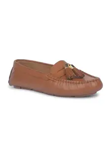 HUSH PUPPIES Tassel Loafer Womens Tan Light Brown 5 UK/India