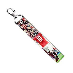 ISEE 360® Footballer Rooney Lanyard Tag with Swivel Lobster for Gift Luggage Bags Backpack Laptop Bags L X H 5 X 0.8 INCH