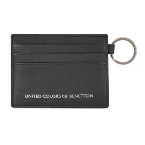 United Colors Of Benetton Lanz Men Card Holder Card Holder - Black, No. of Card Slots - 6
