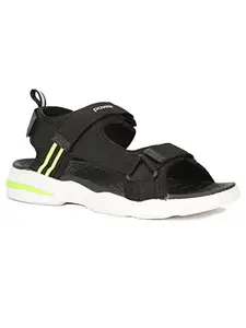 Power mens JAXON Black Sandal - 8 UK (8696047)
