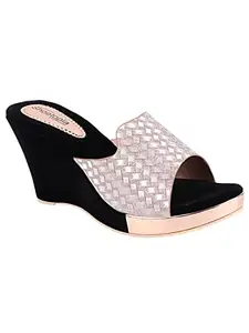 Shoetopia Girls Pink Wedge Heels Sandal