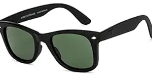 VINCENT CHASE EYEWEAR Vincent Chase By Lenskart |Full Rim Square| Polarized Stylish Sunglasses | 100% UV Protected | For Men & Women (Wide, VC 5147 P)