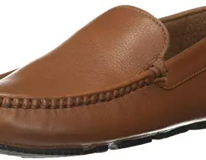 Lee Cooper Men Tan Leather Formal Shoes-11 UK (45 EU) (12 US) (LC3092D)
