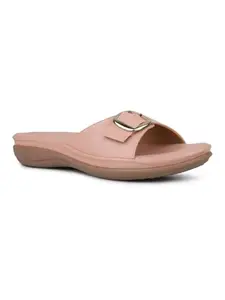 Inc.5 Womens Peach Casual Round Toe Comfort Flats