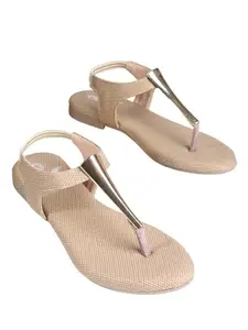 CHINRAAG Women Open Toe Flats