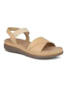 Inc.5 Women Beige Open Toe Comfort Heels