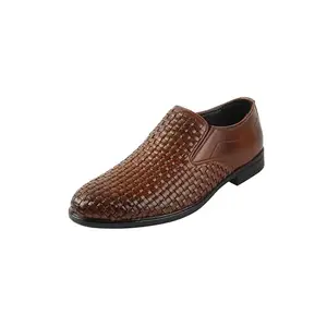 Metro Men's Tan On with Flat Sole UK/6 EU/40(19-629)