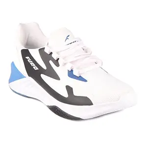 FURO Sports White/Blue Men Sports Shoes Lace Up Running O-5033 157_9