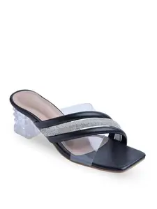 Creattoes Women and Gril Heel Sandal
