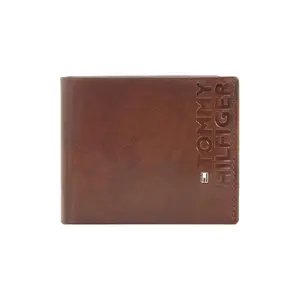 Tommy Hilfiger Molde Men Leather Multicard Coin Wallet - Brown