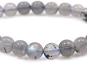 AAMRAPALI SILVER GEMS Smoky Quartz Balance Bracelet - Authentic Stones for Stability