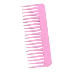 MICLAC Wide Tooth Multicolor Hair Comb for Men & Women - Ideal for Shampoo and Styling - Pack of 1