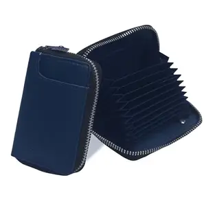 GREEN DRAGONFLY PU Leaher Wallet for Men | Vertical Credit Debit Card Holder Leather Wallet for Men(NMB/202306404-Blue)