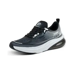 Red Chief Sports Running Shoes for Men & Boys | Stylish Lace-Up Outdoor Shoes | Lightweight Walking-Style Runners | Comfortable Athletic Black-White | Size-7 | R1704 F025