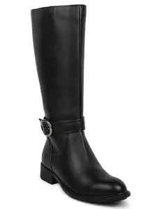 ELLE Women Regular Boot,Black,UK-8