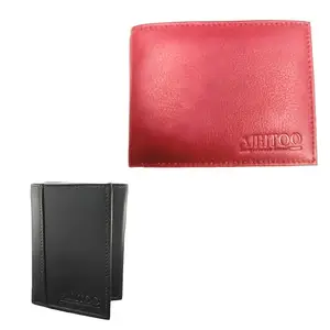 Airitoo Black Leather Wallet for Men & Maroon Leather Wallet RFID Protected | Limited Edition