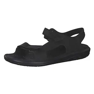 crocs Unisex-Adult Swiftwater Expedition Molded Black/Black Open Toe Sandals - 3 UK (206527)